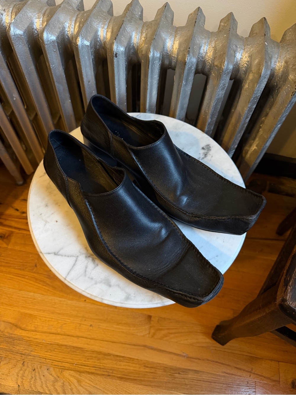 Balenciaga Romeo Black Leather Loafers 42 - Picture 4 of 9